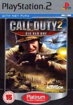 Call of Duty 2 Big Red One (platinum) (PlayStation 2), Spelcomputers en Games, Games | Sony PlayStation 2, Vanaf 12 jaar, Gebruikt