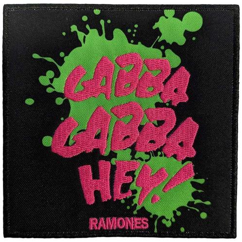 Ramones - Gabba Gabba Hey! - Patch officiële merchandise, Verzamelen, Muziek, Artiesten en Beroemdheden, Kleding, Nieuw, Ophalen of Verzenden