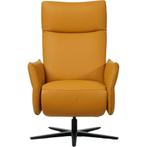 Leren Relaxfauteuil Ease - Medium - Toledo Leer Leem - Ster, Huis en Inrichting, Fauteuils, Nieuw, Ophalen of Verzenden, Relaxfauteuil Ease - Medium - Toledo leer Leem - Stervoet zwart past perfect in uw interieur als u woonstijl: Industrieel, Modern is.