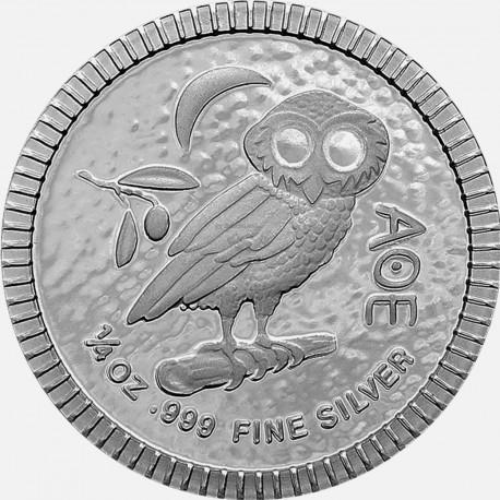 Niue Athenian Owl 1/4 oz 2017, Postzegels en Munten, Munten en Bankbiljetten | Verzamelingen, Munten, Verzenden