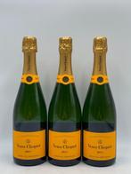 Veuve Clicquot - Champagne Brut - 3 Flessen (0.75 liter), Nieuw