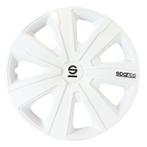 4-Delige Sparco Wieldoppen  Palermo 14-inch wit, Verzenden, Nieuw