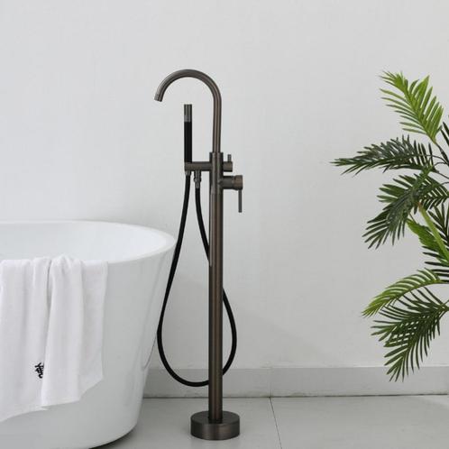 SaniSupreme Badkraan AquaVario® Gunmetal vrijstaand, Doe-het-zelf en Verbouw, Sanitair, Nieuw, Koper, Rvs, Bad