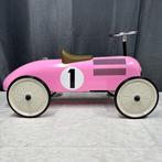 Goki - Trapauto - Retro Ride On Racing Car, In Pink, Unboxed, Antiek en Kunst, Antiek | Speelgoed