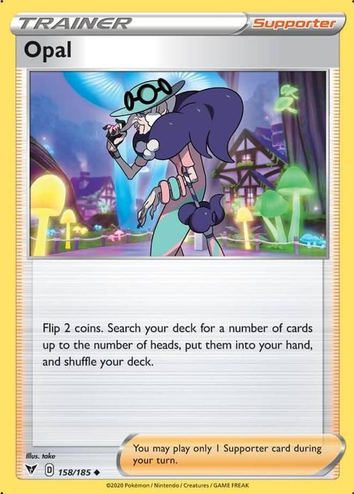 Opal 158/185 Vivid Voltage, Hobby en Vrije tijd, Verzamelkaartspellen | Pokémon, Losse kaart, Nieuw, Foil, Ophalen of Verzenden