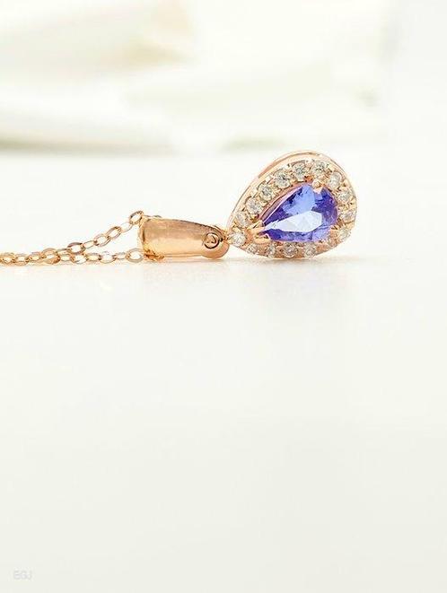 Zonder Minimumprijs - Halsketting - 14 karaat Roségoud, Sieraden, Tassen en Uiterlijk, Kettingen