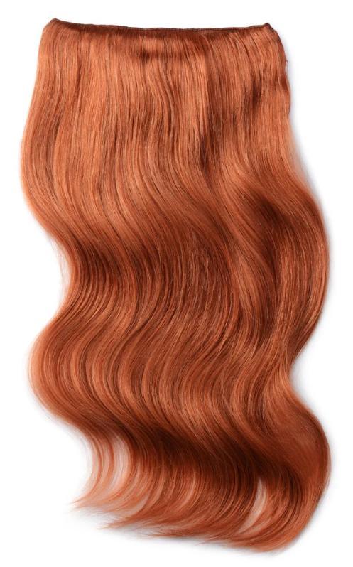 Remy Human Hair extensions Double Weft  22 - rood 350#, Sieraden, Tassen en Uiterlijk, Uiterlijk | Haarverzorging