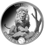 Congo Wildlife Lion 1 oz 2025 (30.000 oplage), Postzegels en Munten, Munten | Afrika, Verzenden, Overige landen, Losse munt, Zilver