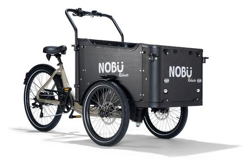 NOBÜ Robusto elektrische bakfiets nu slechts voor 2195,-, Fietsen en Brommers, Fietsen | Bakfietsen, 4 kinderen of meer, Elektrisch