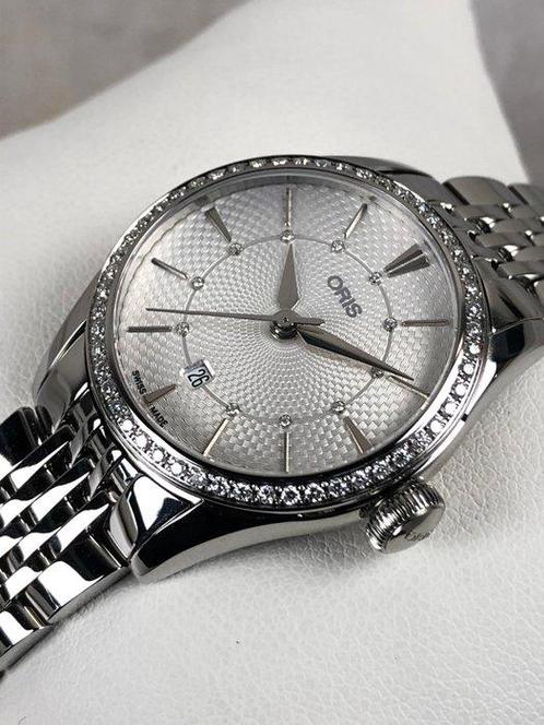 Oris - Artelier Date Diamonds Automatic - 01 561 7722, Sieraden, Tassen en Uiterlijk, Horloges | Heren