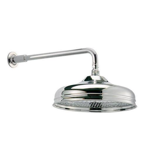 Huber Nostalgische Regendouche 30cm 61203HCR Chroom, Doe-het-zelf en Verbouw, Sanitair, Kraan, Nieuw, Chroom, Ophalen of Verzenden