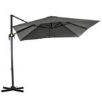 TRUUSK Zweefparasol Tuinparasol, Kruisvoet, Draaibaar, Weerb, Tuin en Terras, Parasols, Verzenden, Nieuw