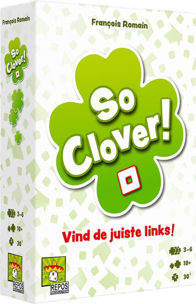 So Clover! - Coöperatief Partyspel | Repos Production -, Hobby en Vrije tijd, Gezelschapsspellen | Bordspellen, Nieuw, Verzenden