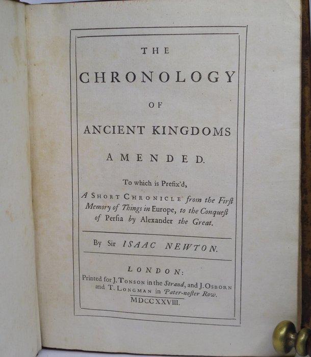 Sir Isaac Newton - The Chronology of Ancient Kingdoms, Antiek en Kunst, Antiek | Boeken en Bijbels