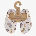 Slipstop kinder schoenen wit met wilde dieren maat 18/20, Verzenden, Nieuw