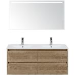 Dante Badmeubelset 120 cm - Natuur Eiken - Keramische, Ophalen of Verzenden, Nieuw