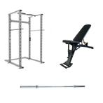 Gymfit volledig home gym pakket | power cage | adjustable, Sport en Fitness, Verzenden, Nieuw