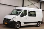 Renault Master T35 2.3 dCi L2H2 DUBBEL CABINE TREKHAAK, Auto's, Bestelauto's, Stof, Gebruikt, Euro 6, Renault