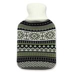 warmwaterkruik - kruik met hoes - 2 liter - vrolijk groen, Ophalen of Verzenden, Nieuw