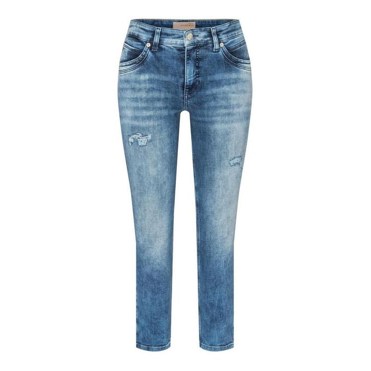 MAC • destroyed jeans Mel • 36, Kleding | Dames, Spijkerbroeken en Jeans, Blauw, Nieuw, Verzenden