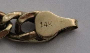 Armband - 14 karaat Geel goud - Gouden schakelarmband beschikbaar voor biedingen