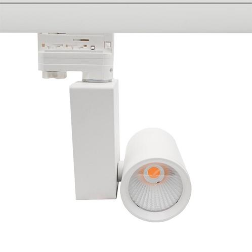 3-FASE RAILSPOT | DURHAM | 38W | WIT, Huis en Inrichting, Lampen | Plafondlampen, Nieuw, Metaal, Ophalen of Verzenden