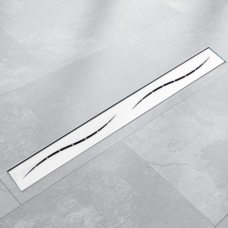 Douchegoot - Afvoerput - met sifonstrips - 90cm - RVS, Doe-het-zelf en Verbouw, Overige Doe-het-zelf en Verbouw, Nieuw, Verzenden