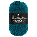 Scheepjes Chunky Monkey - 1829 teal - Acryl Garen, Ophalen of Verzenden, Nieuw