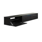 Tv meubel Wandmeubel Mat Zwart tv-meubel zwevend tv-meubel, 150 tot 200 cm, Nieuw, Overige materialen, Minder dan 100 cm