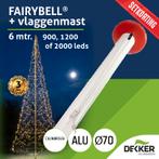 Fairybell 6 meter (900, 1200 of 2000 leds) met Aluminium, Nieuw