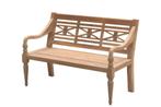 Teakea - Teak Stationsbank | 120 breed | Twee Personen Teak, Tuin en Terras, Tuinbanken, Verzenden, Nieuw, Teakhout