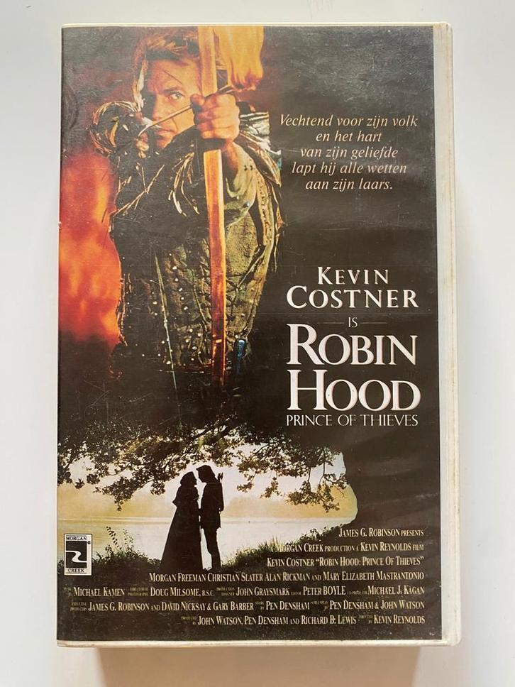 ROBIN HOOD PRINCE OF THIEVES (VHS), Cd's en Dvd's, VHS | Film, Gebruikt, Verzenden