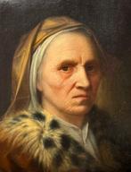 Balthazar Denner (1685-1749) - Alternde Dame, Antiek en Kunst