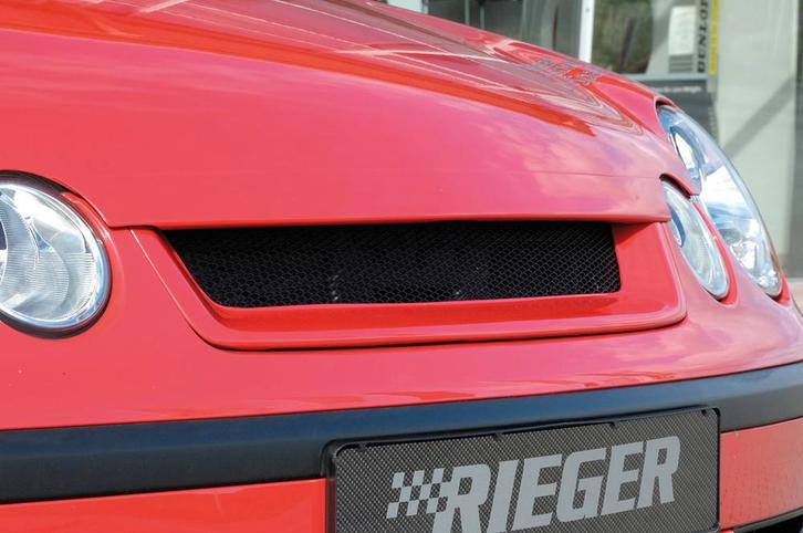 Rieger grill | Polo 5 (9N): 10.01-03 - 3-drs., 5-drs. | stuk, Auto-onderdelen, Carrosserie en Plaatwerk, Nieuw, Volkswagen, Verzenden