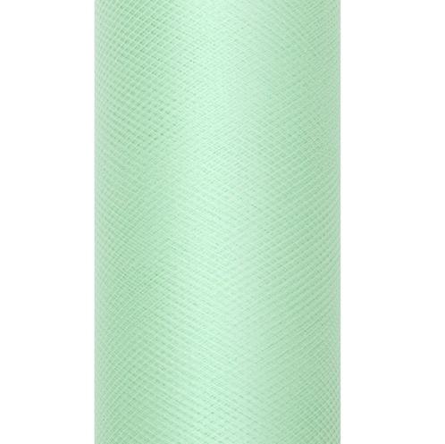 Mintgroene Tule Rol 30cm 9m, Hobby en Vrije tijd, Feestartikelen, Nieuw, Verzenden