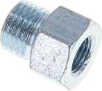 Stalen Mannelijke R 1/4 Inch/Vrouwelijke M10x1-Adapter 16mm, Verzenden, Nieuw