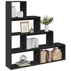 vidaXL Kamerscherm / boekenkast 4-laags 143,5x29x143,5 cm, Huis en Inrichting, Verzenden, Nieuw, Overige houtsoorten