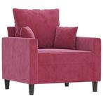 Fauteuil Wijnrood - 60cm | Retourdeal | 42% Korting, Huis en Inrichting, Fauteuils, Nieuw, 75 tot 100 cm, Ophalen of Verzenden