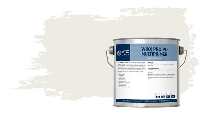 Wixx PRO PU Multiprimer RAL 9010 | Zuiver Wit 5L, Doe-het-zelf en Verbouw, Verf, Beits en Lak, Verf, Wit, Nieuw, Minder dan 5 liter