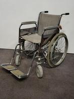 Inklapbare rolstoel grijze stof / chroom, Diversen, Overige Diversen, Ophalen, Nieuw