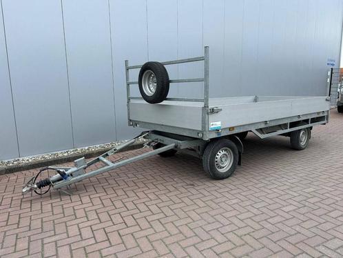 Veiling: Platte Oplegger Hapert V2000, Auto's, Vrachtwagens, BTW verrekenbaar, Overige brandstoffen, Overige kleuren, Aanhangers en Opleggers