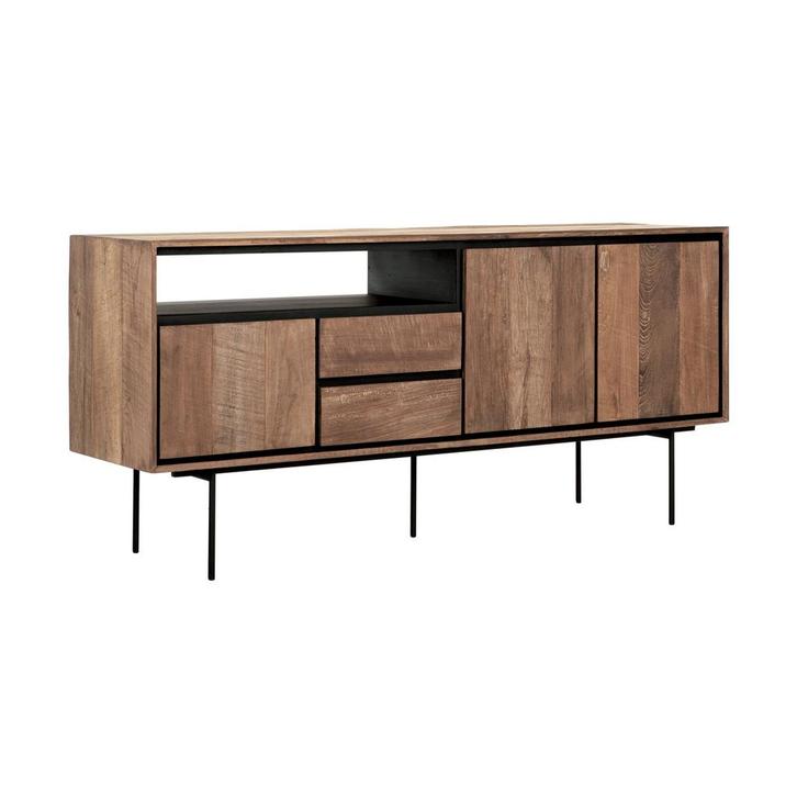 *WOONWINKEL* DTP Home Metropole Teak Design Dressoir, Huis en Inrichting, Kasten | Dressoirs, Nieuw, Verzenden