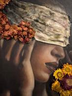 Veronica Ciccarese (XX) - Bloom again after the rain, Antiek en Kunst, Kunst | Schilderijen | Modern