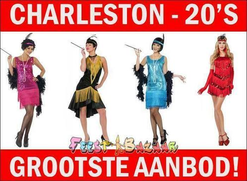 Charleston Jurk-Jaren 20 kleding-Flapper kostuum-Pruik, Kleding | Dames, Carnavalskleding en Feestkleding, Ophalen of Verzenden