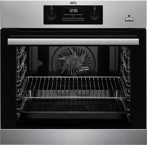 AEG BEB351010M oven rvs inbouw, Witgoed en Apparatuur, Ovens, Inbouw, Hete lucht, Nieuw, Oven met grill, 45 tot 60 cm, 45 tot 60 cm
