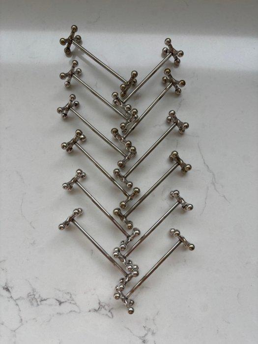 Tafelservies (12) - Verzilverd - Messenlegger, Antiek en Kunst, Antiek | Meubels | Tafels