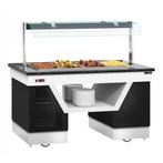 GGM Gastro | Warm buffet toonbank BELFAST - 1600mm - met |, Verzenden, Nieuw in verpakking, Hotelinrichting