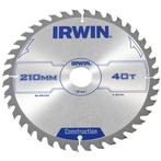 Zaagblad Irwin 210 x 30mm x 40T ATB (Zaagbladen), Doe-het-zelf en Verbouw, Gereedschap | Machine-onderdelen en Toebehoren, Verzenden