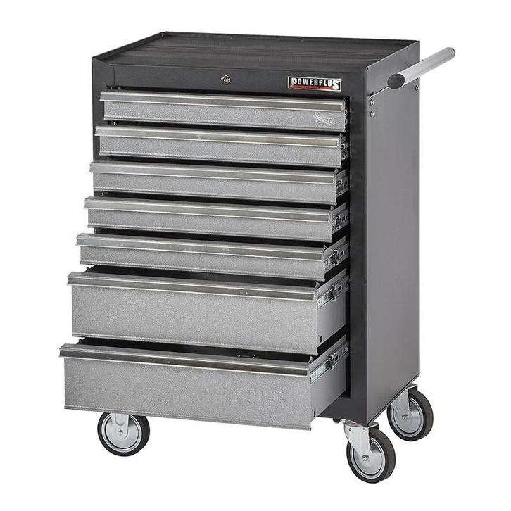 Gereedschapswagen grijs/antraciet 7 laden leeg met quick, Doe-het-zelf en Verbouw, Gereedschap | Handgereedschap, Ophalen of Verzenden