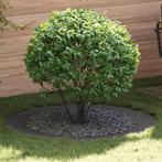 vidaXL Plantenring Zwart Ø90/120 cm Staal, Verzenden, Nieuw